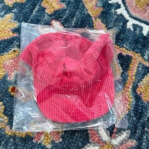 Big Bud Press Dugout Corduroy Baseball Hat - Dark Pink NWT